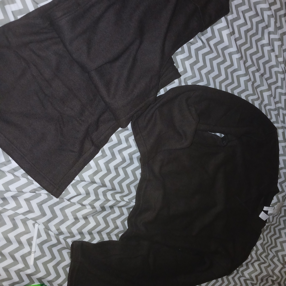 Divided Black Outfit Set